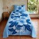 Rayon Bedsheet Hand Painted Single Size 